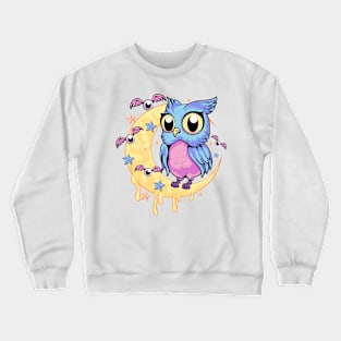 Pastel Goth Owl Crewneck Sweatshirt